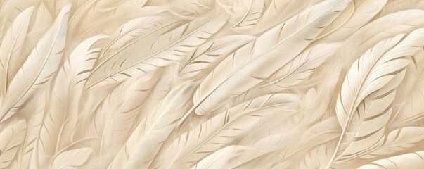 an Abstract Horizontal background, ornate feathers, carved engraved ivory. Liquid flow texture. Fluid art Abtract-themed, photorealistic illustrations in JPG.Generative ai