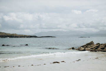 Beautiful view on the beach, Ireland