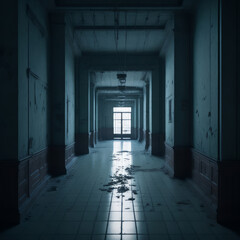 empty scene hospital is a haunting reminder
