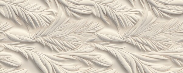 an Abstract Horizontal background, Palm fronds, carved and engraved in ivory. Liquid flow texture. Fluid art Abtract-themed, photorealistic illustrations in JPG. Generative ai