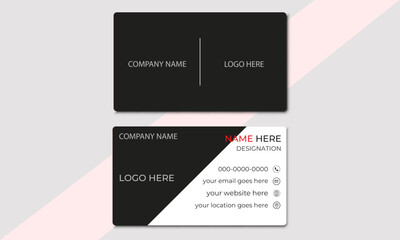 Creative modern name card,