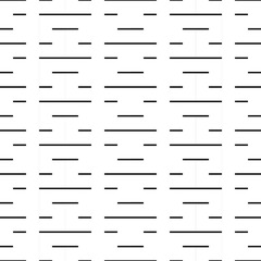Seamless surface pattern design with strokes. Broken lines. Dashes motif. Horizontal bars illustration. Repeated slabs ornament background. Dashed wallpaper. Linear image. Digital paper print. Vector. © funkyplayer