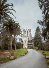 Butrón Castle. Medieval castle in Butrón, Bizcaia / Vizcaya, Basque Country, Spain