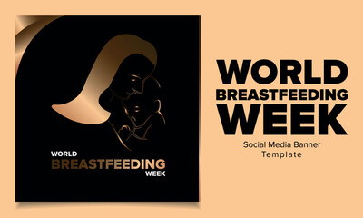 The newest world breastfeeding week theme or social media feed