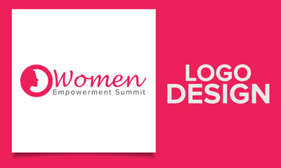 Vector Women Empowerment logo design template