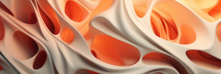 Modern Abstract 3D Background. Generative AI