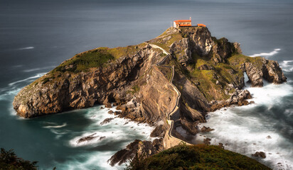 Beautiful Exposure of San Juan de Gaztelugatxe in Spain