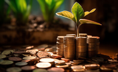 Growing Prosperity: Money Tree Symbolizing Financial Security, Savings, and the Growth of Life's Wealth