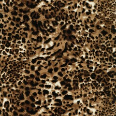 Luxury leopard background. Animal print. Cheetah fur. Jaguar spots. Snow Leopard skin. © Feoktistova