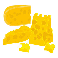 Multiple shape cheeses