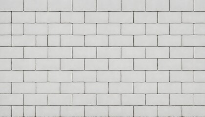 Light white brick background texture seamless pattern. Seamless brick masonry. Light white brick wall seamless illustration background. Generative AI