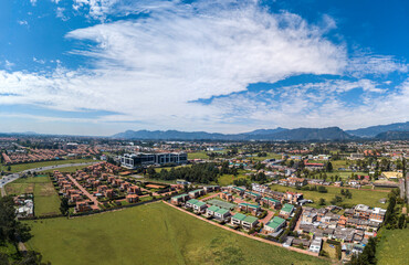 Aerial panoramic photography of Cajica Cundinamarca | Colombia