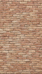 Brick background texture seamless pattern. Seamless brick masonry. Brick wall seamless illustration background. Generative AI