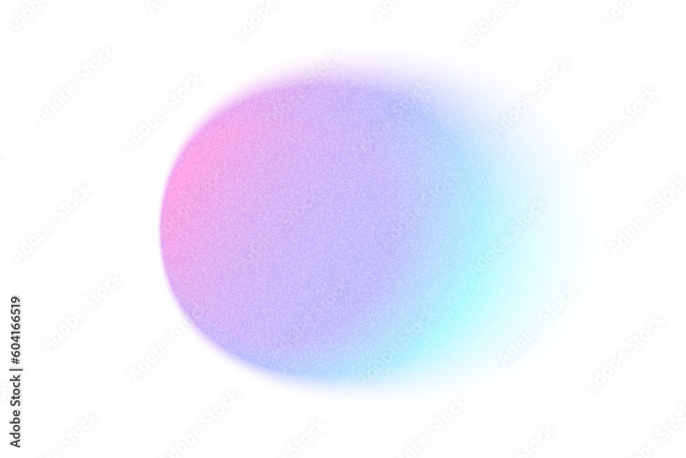 Poster gradient background, color gradation circle with grain noise texture, vector watercolor abstract hol