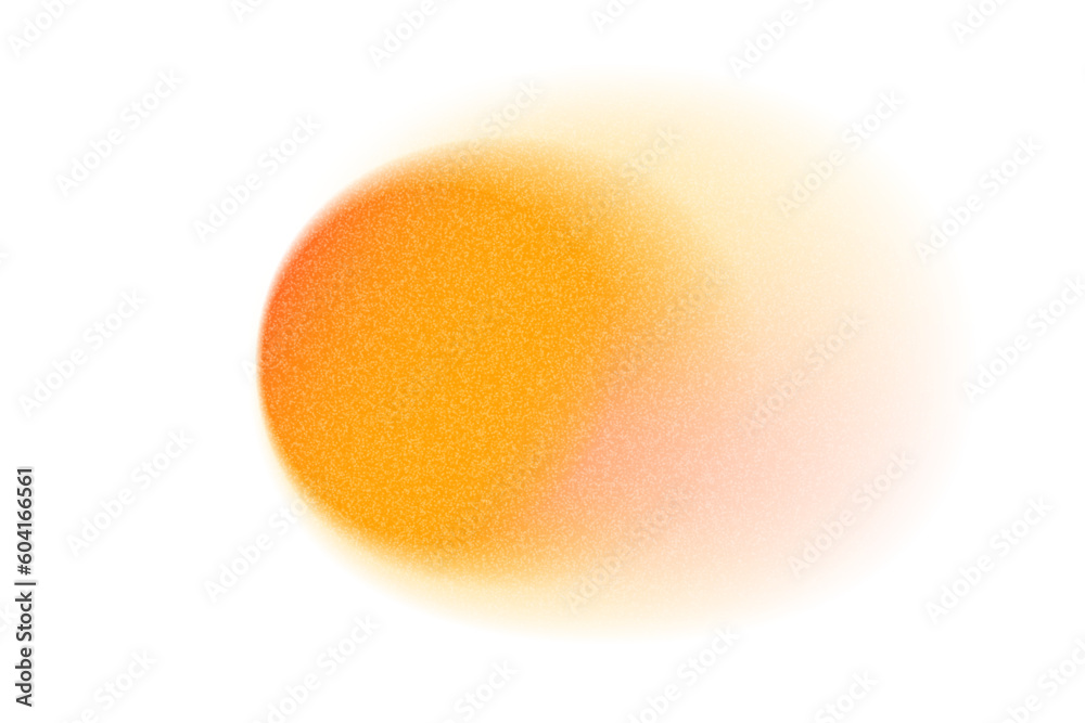 Poster color gradient, gradation circle, vector grain noise texture holographic blur abstract background. c