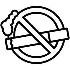 no smoking, public transport, vector icons for web design, app, banner, flyer and digital marketing.
