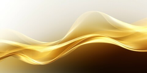 Fototapeta premium Abstract golden wave background. Illustration AI Generative.