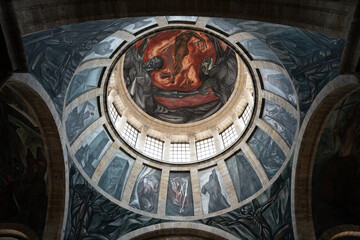 【メキシコ・グアダラハラ】ホスピシオカバーニャスの壁画