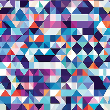 Seamless Colorful Abstract Shapes Pattern.

Seamless pattern of Abstract Shapes in colorful style. Add color to your digital project with our pattern!