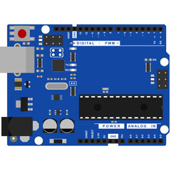 Arduino Microcontroller Board Illustration