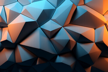 Obraz premium Abstract geometric texture , Low Poly Background ,Polygonal mosaic ai generative low poly ai generative