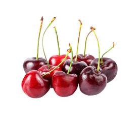 Cherry isolated on transparent png