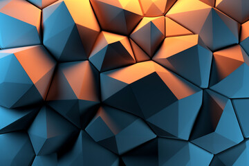 Abstract geometric texture , Low Poly Background ,Polygonal mosaic ai generative low poly ai generative