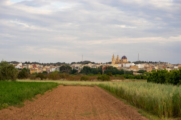Photo of a landscape with beautiful views of a town