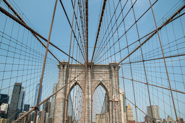 Brooklyn Bridge, New York City, Manhattan, NYC, NY, USA	
