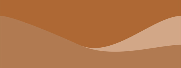 Minimalist modern art abstract vector background in nude beige colors.