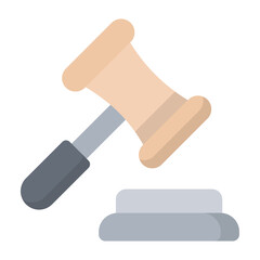 Law Flat Icon