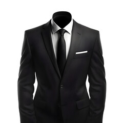 tuxedo suit mockup on transparent background ,generative ai