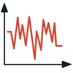 Business data graphic diagram element