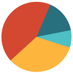 Fototapeta premium Business data graphic diagram element