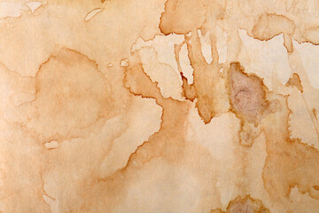 Fototapeta premium Sheet of parchment paper as background, top view