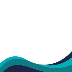 Obraz premium Template Footer Shape