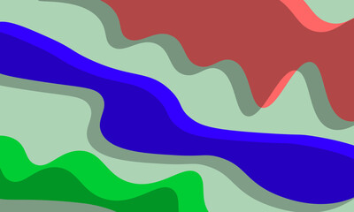 Colorful geometric liquid banner background. vector illustration.