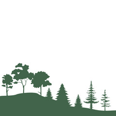 Forest Tree Silhouette