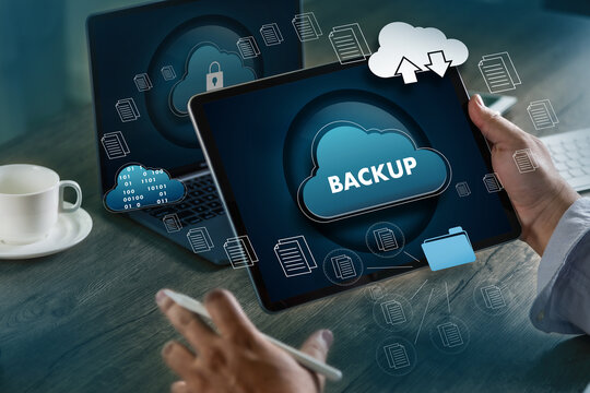 storage backup download computing digital data transferring document database cloud on laptop communication concept transfer download sharing multimedia