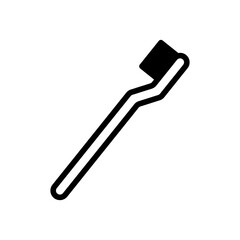 toothbrush icon solid style