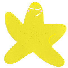 Watercolor cartoon rainbow friend cute