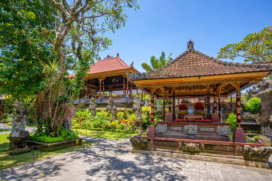 View of Ubud Palace, Puri Saren Agung Temple, Ubud, Kabupaten Gianyar, Bali