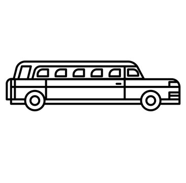 recommend clip art: Cute wedding limousine outline icon
                    