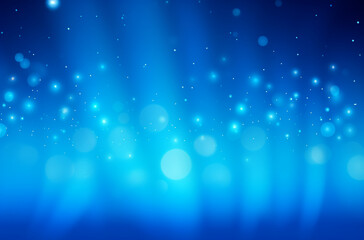 A Blue Background With Stars And Stars, In The Style 