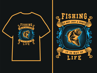 Fishing T-shirt design