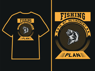 Fishing T-shirt design