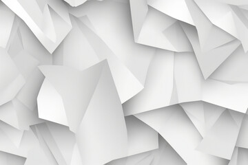 White Crumpled Paper Background Texture, In The Style 