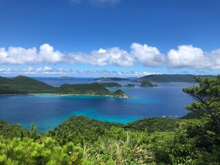 Fototapeta na wymiar 座間味島　zamami island