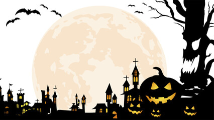 The spooky night background. Spooky night halloween background. Halloween theme dark background. Halloween spooky night background
