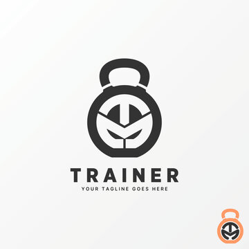 dambbell fitness equipment and Letter TM font Image graphic icon logo design abstract concept vector stock. Can be used as a symbol associated with sport tool or initial.